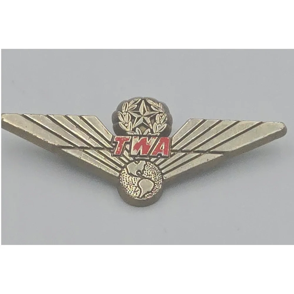 Pilot Wing Pin Trans World Airlines Badge - Gift Boxed